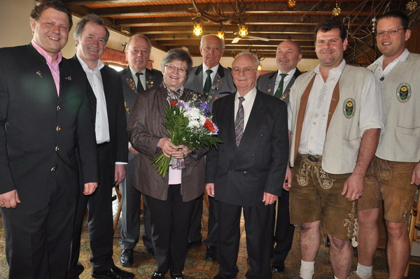 Die Kgl. priv. Schützengesellschaft gratuliert Frau Dr. Annemarie Schraml zum 60. Geburtstag